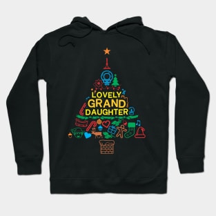 Loving Granddaughter Gift - Xmas Tree 2 - Christmas Hoodie